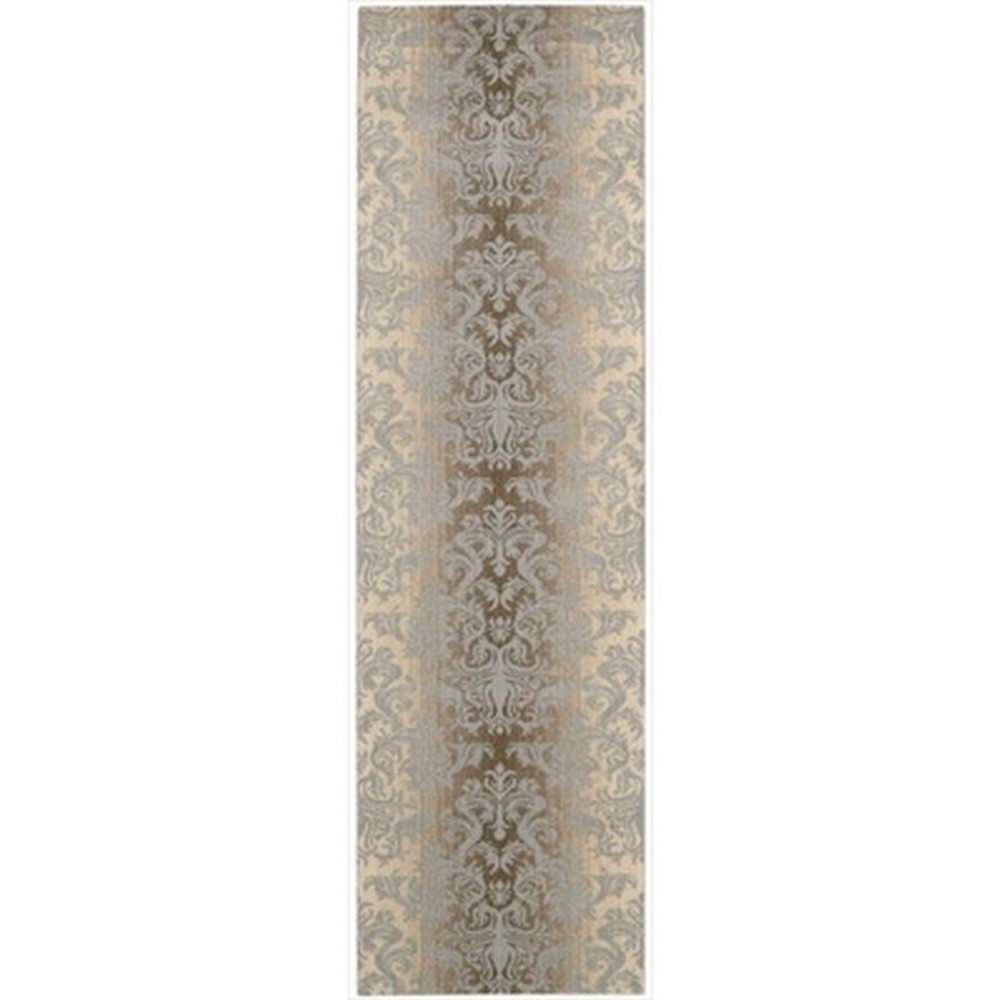 Riviera Hallway Runners RI06 Mocha Beige by Nourison